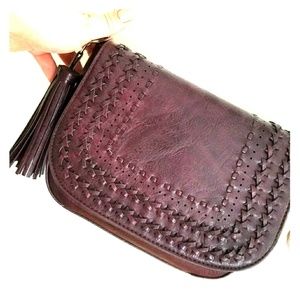 Burgundy Crossbody Bag